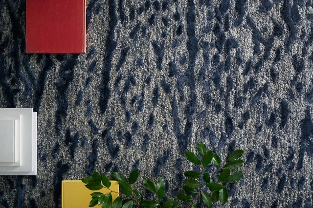 Loloi Juneau Jy-01 Steel / Blue Rugs - styled aerial 1
