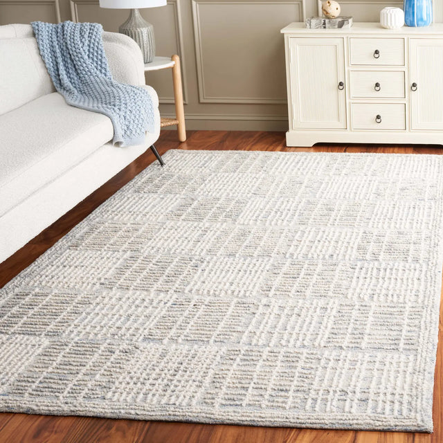 Safavieh Abstract 4'-0" x 6'-0" Rug in Blue / Grey