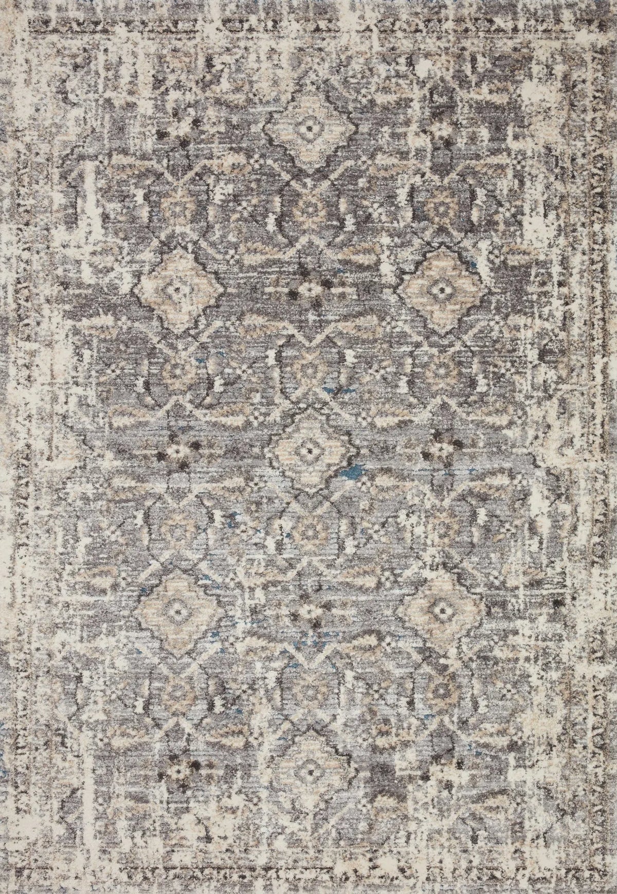 Loloi Theory Thy-03 Natural/Grey Rugs - main flat