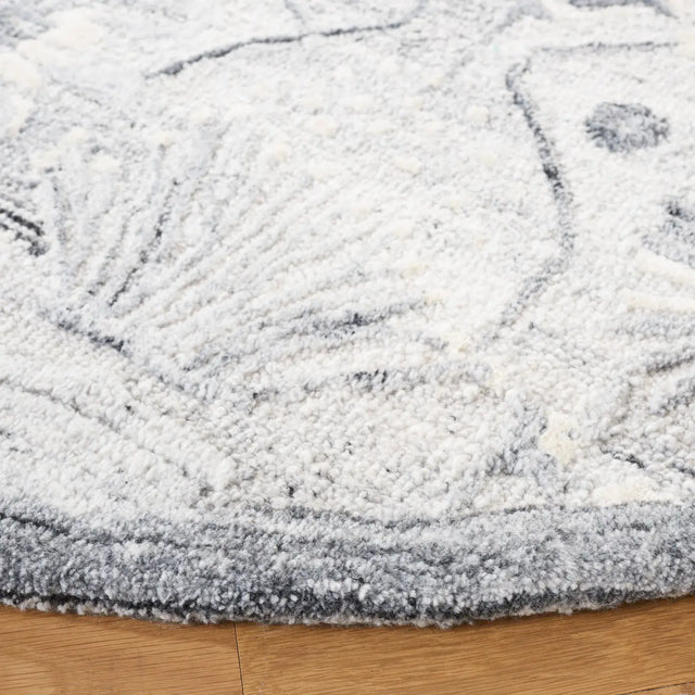 Safavieh Glamour 6'-0" x 6'-0" Rug in Ivory / Grey