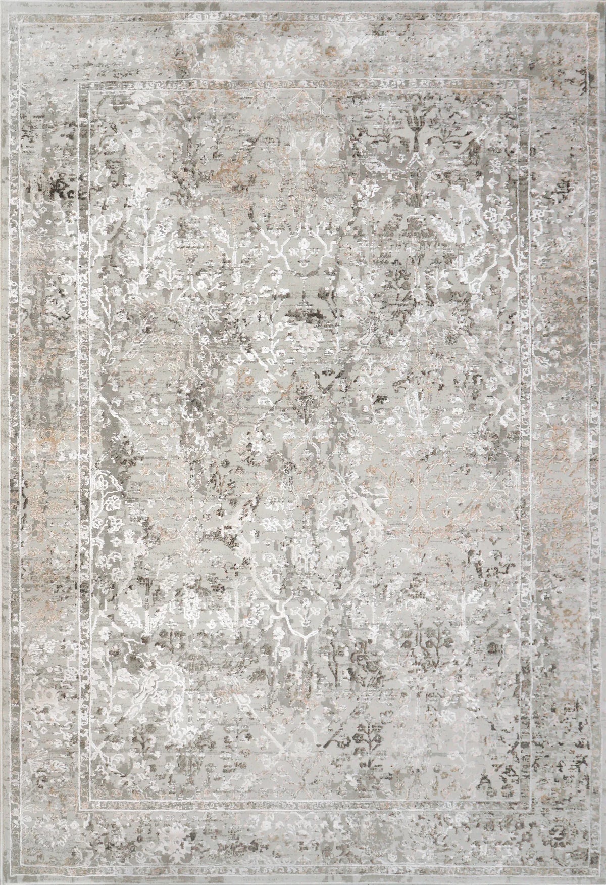 Dynamic Rugs Renaissance 3150 Ivory/Grey/Rust Rug - Rectangular
