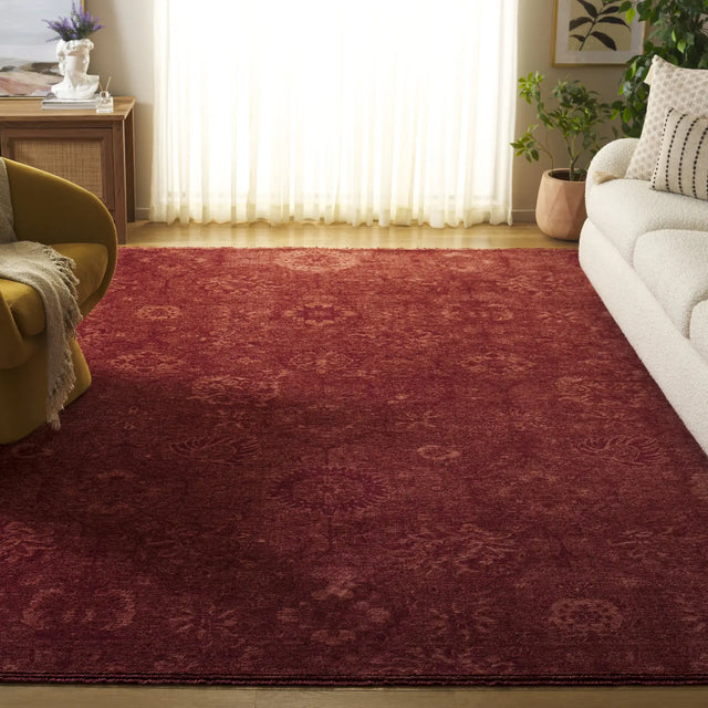Safavieh Vintage Overdye 500 10'-0" x 13'-0" Rug in Red
