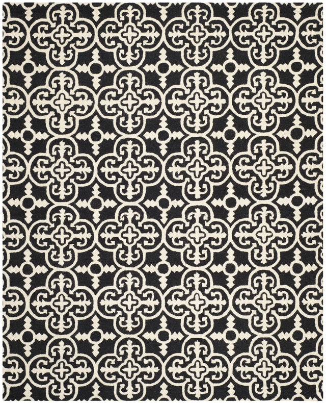 Safavieh Cambridge 10'-0" x 14'-0" Rug in Black / Ivory