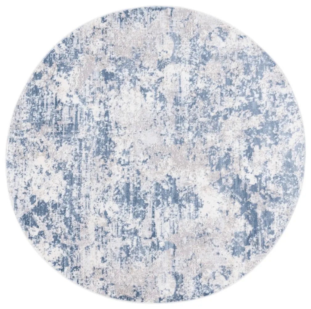 Safavieh Amelia 700 6'-7" x 6'-7" Rug in Dark Blue / Grey
