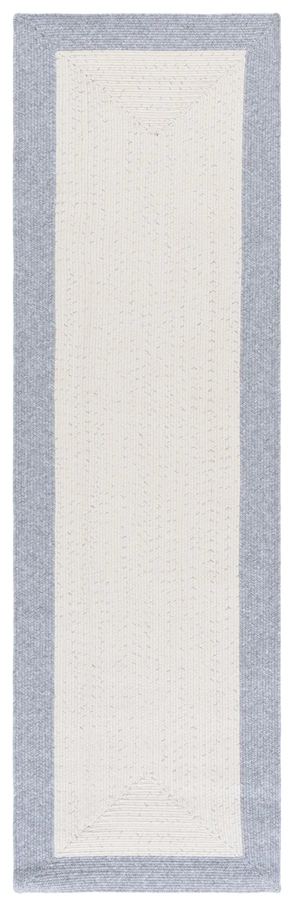 Safavieh Braided 2'-3" x 8'-0" Rug in Ivory / Grey
