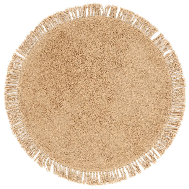 Safavieh Easy Care 3'-0" x 3'-0" Rug in Light Brown