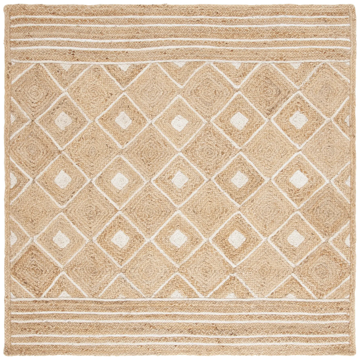 Safavieh Natural Fiber 6'-0" x 6'-0" Rug in Natural / Ivory