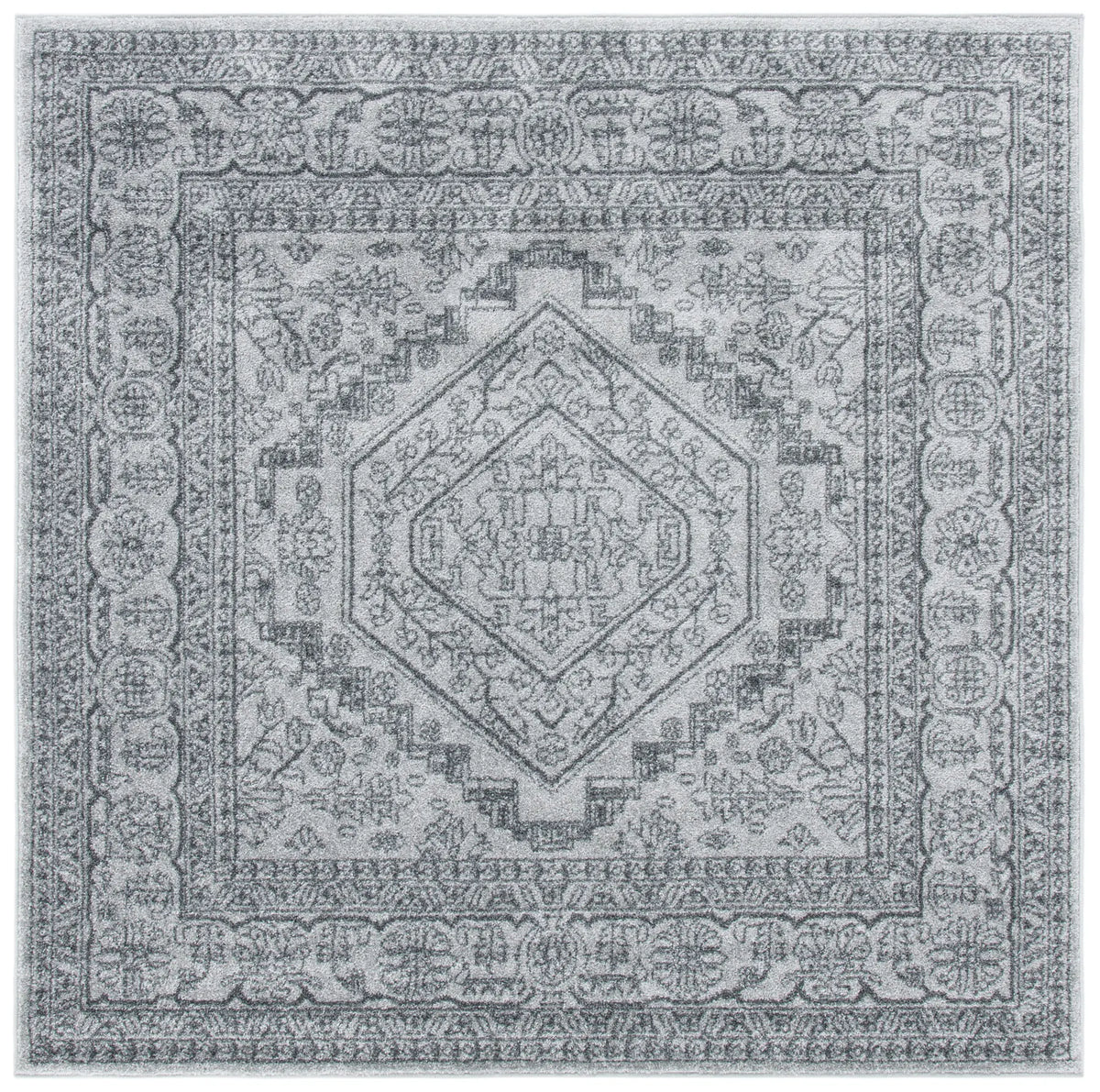 Safavieh Adirondack 6'-0" x 6'-0" Rug in Light Grey / Dark Grey