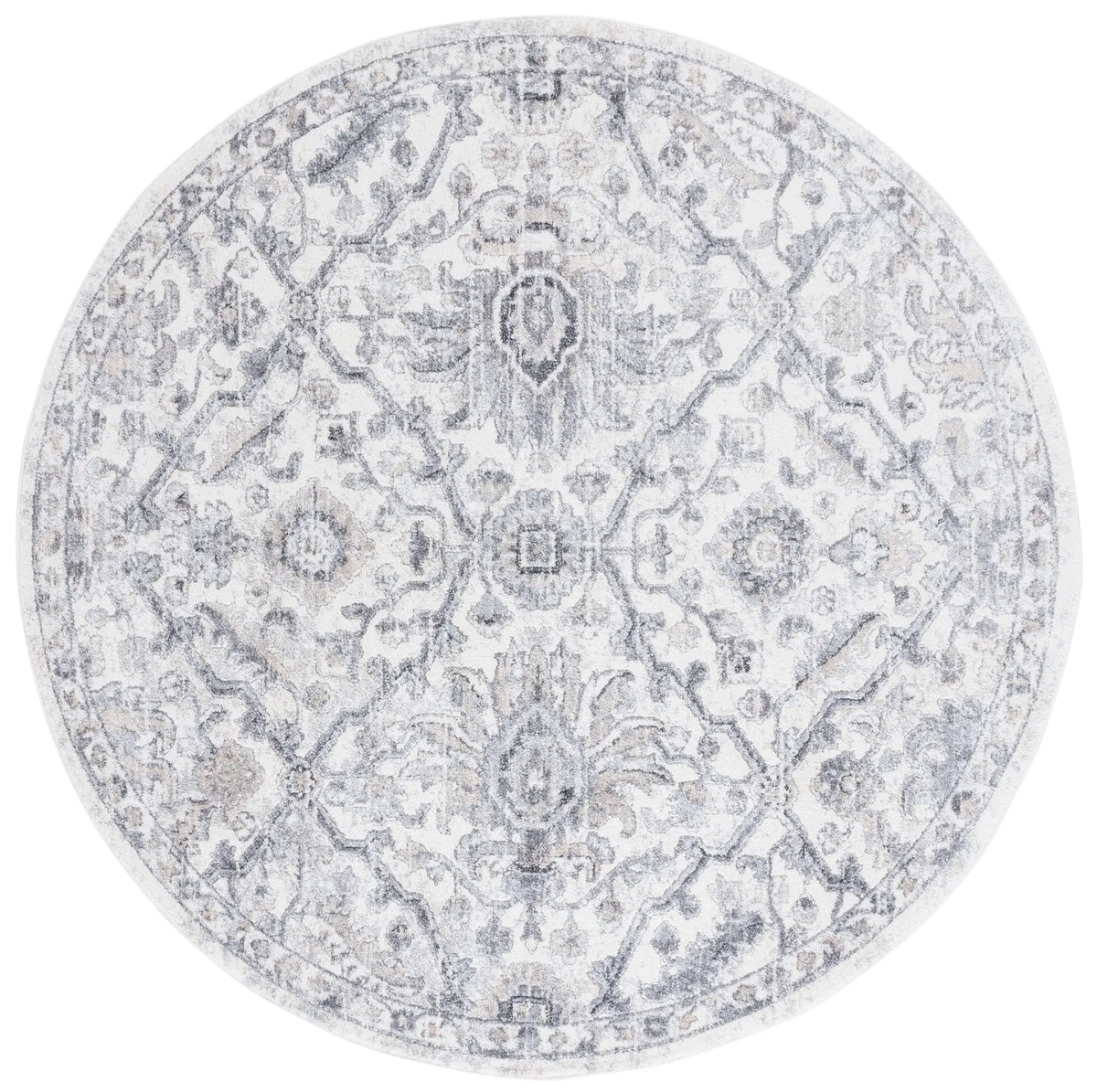 Safavieh Opal 6'-7" x 6'-7" Rug in Grey / Ivory