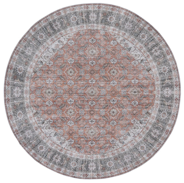 Safavieh Arizona 6'-0" x 6'-0" Rug in Rust / Olive