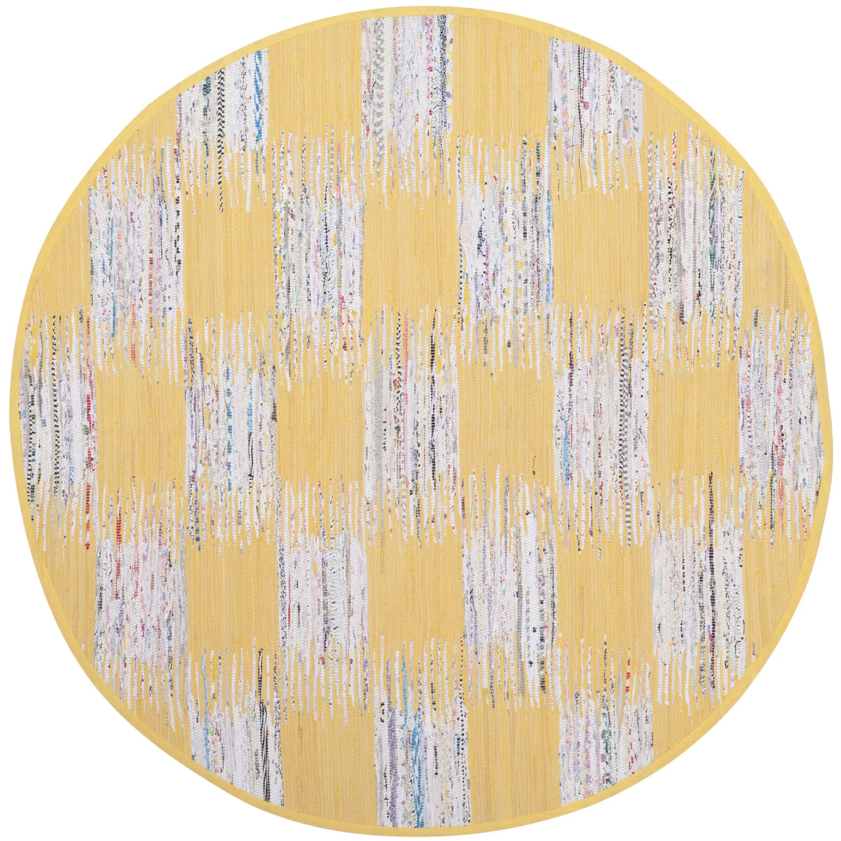 Safavieh Montauk 6'-0" x 6'-0" Rug in Yellow / Multi