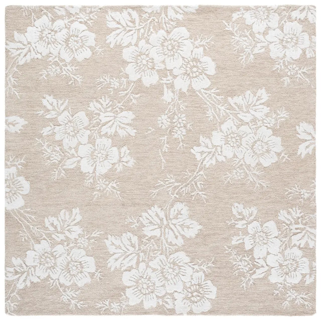 Safavieh Glamour 6'-0" x 6'-0" Rug in Sand / Ivory