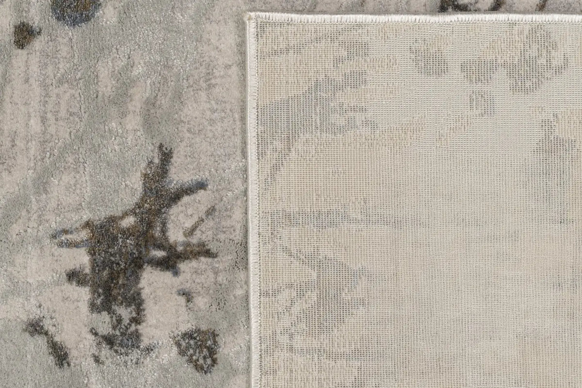 Dynamic Rugs Castilla 3554 Ivory/Grey Rugs - Corner