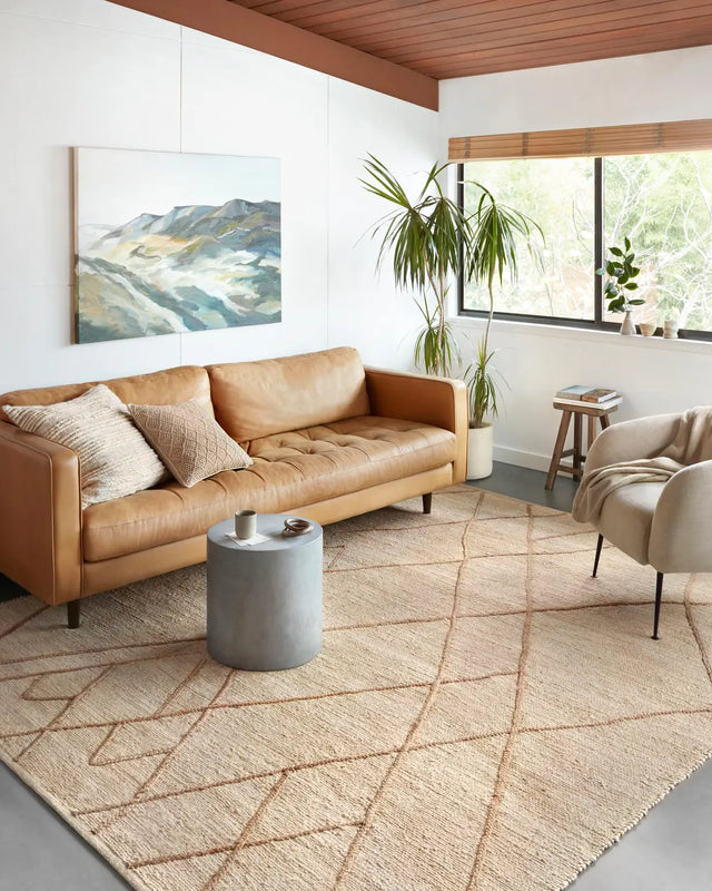 Loloi Bodhi Bod-01 Ivory/Natural Rugs - room scene 1