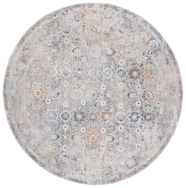 Safavieh Scarlett 400 6'-7" x 6'-7" Rug in Beige / Blue Ivory