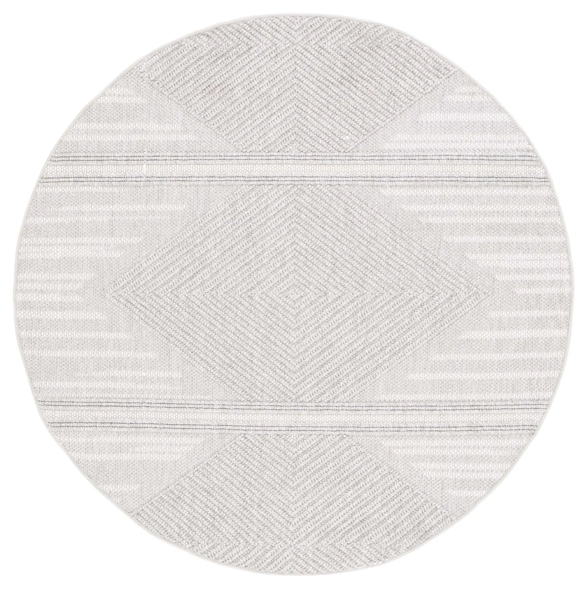 Safavieh Camden 5'-3" x 5'-3" Rug in Grey / Ivory