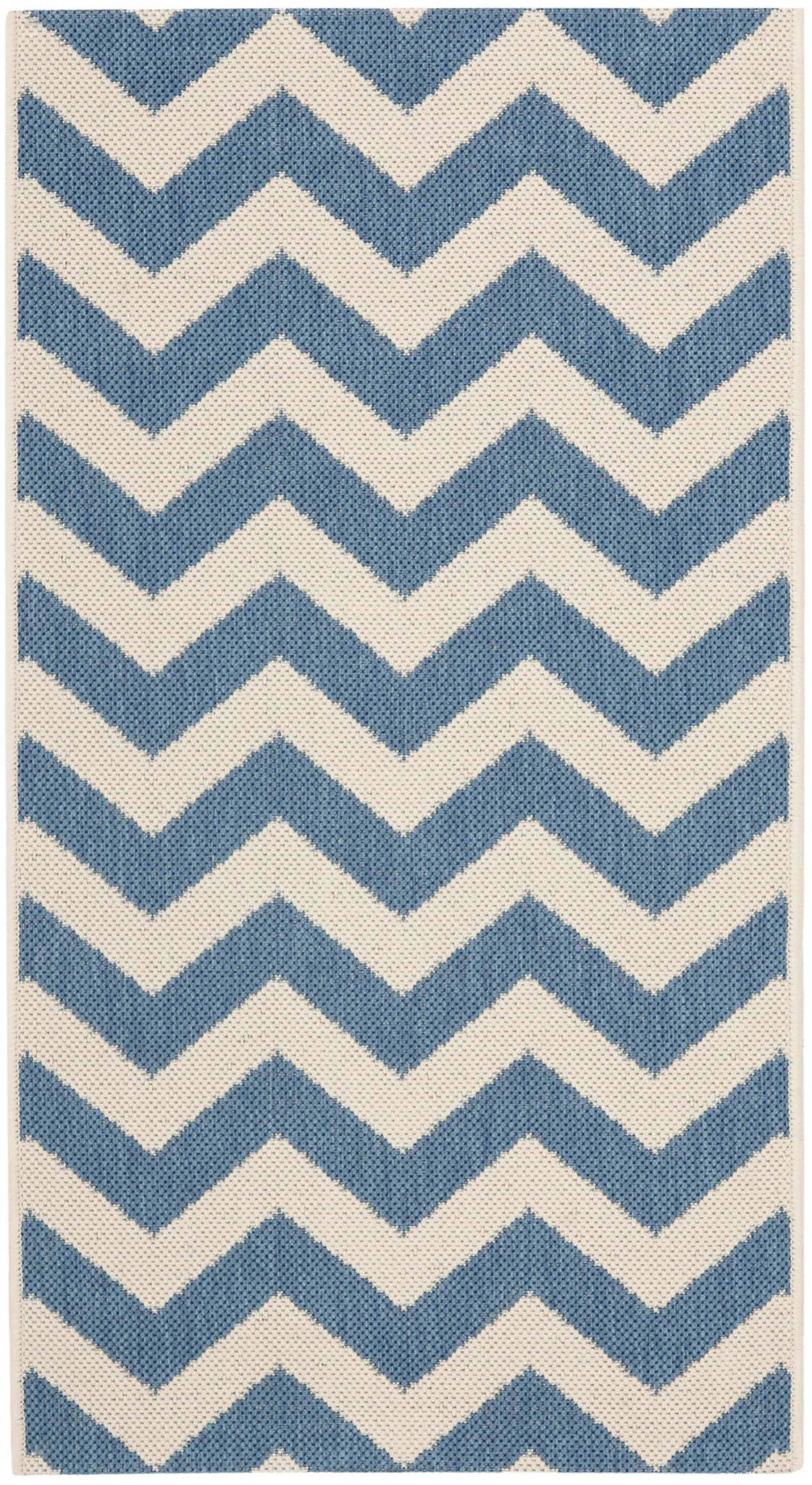 Safavieh Courtyard 2'-0" x 3'-7" Rug in Blue / Beige