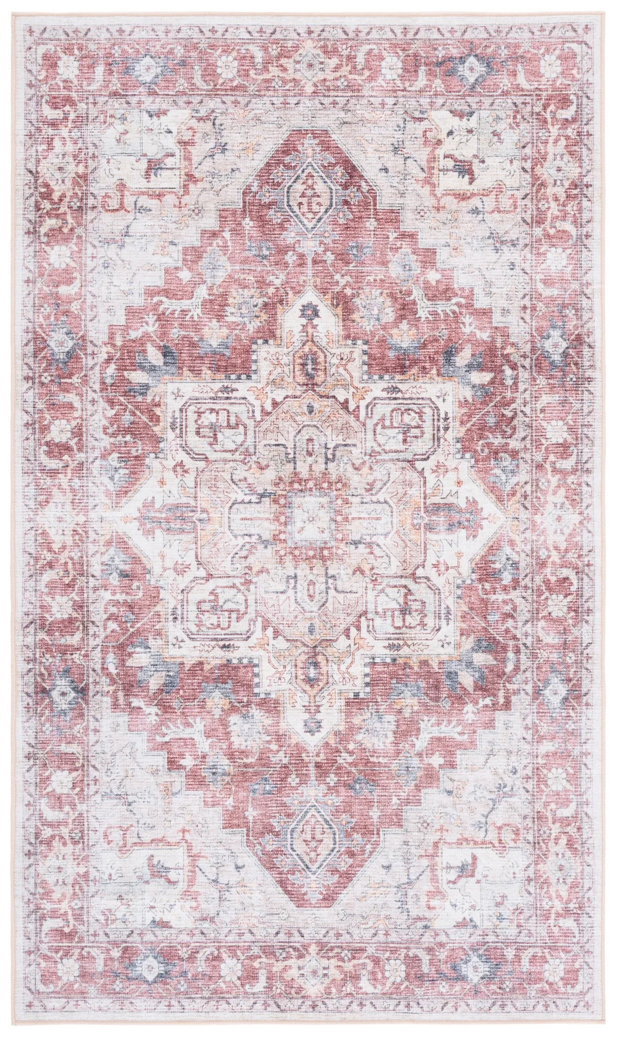 Safavieh Arizona 3'-0" x 5'-0" Rug in Rust / Beige