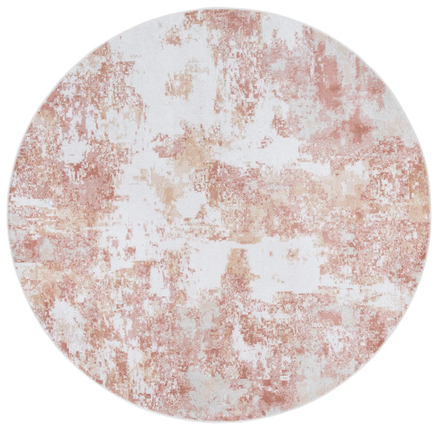Safavieh Bayside 6'-7" x 6'-7" Rug in Ivory / Orange Beige