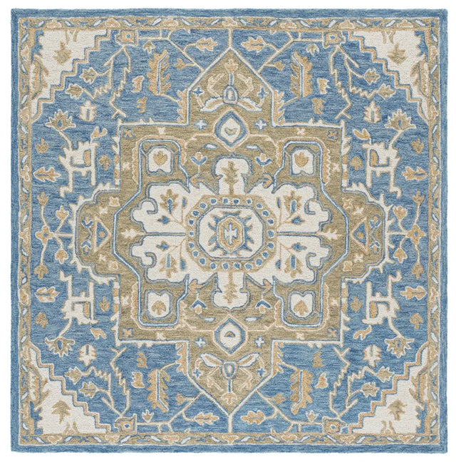 Safavieh Metro 6'-0" x 6'-0" Rug in Blue / Beige