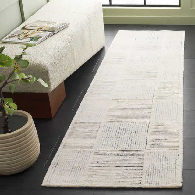 Safavieh Metro 2'-3" x 8'-0" Rug in Ivory / Charcoal