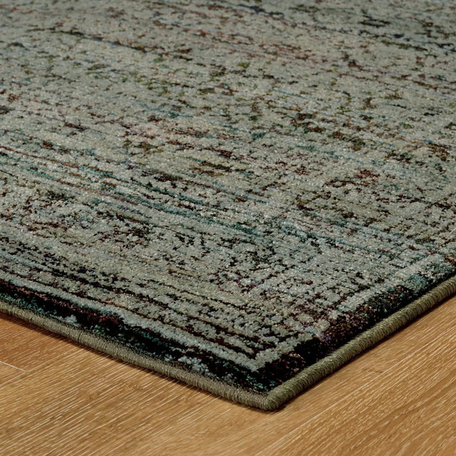 Oriental Weavers Sphinx Andorra 7127A Blue/Purple Rugs - corner detail