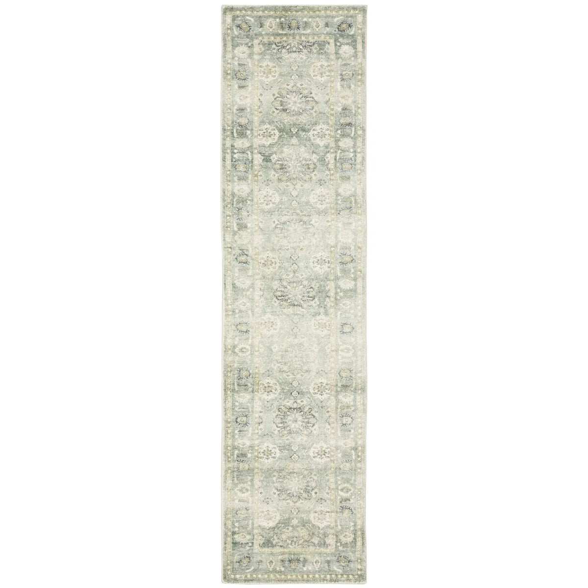 Oriental Weavers Savoy 28107 Green/ Ivory Rug - runner