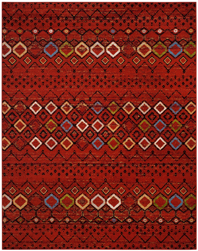 Safavieh Amsterdam 10'-0" x 14'-0" Rug in Terracotta / Multi