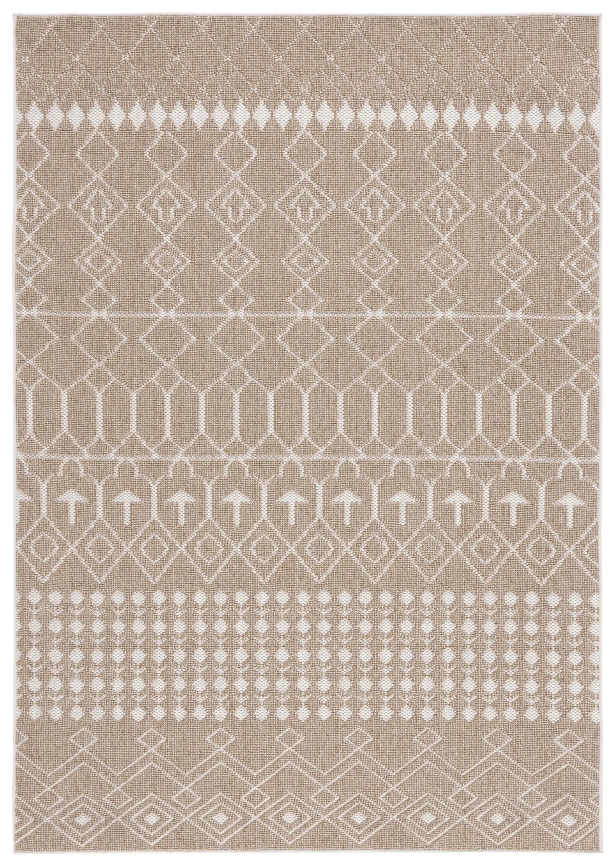 Safavieh Global 4'-0" x 6'-0" Rug in Beige / Ivory