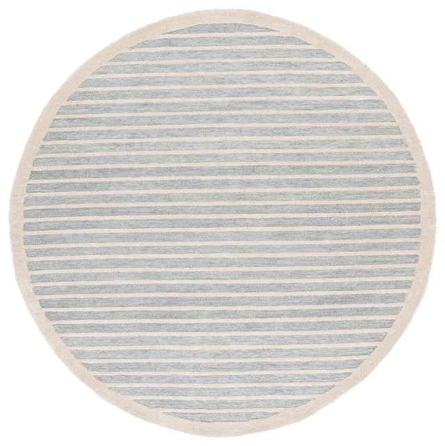 Safavieh Ebony 6'-0" x 6'-0" Rug in Light Blue / Ivory