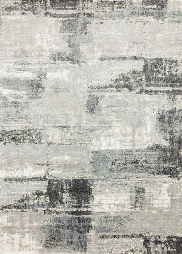 Loloi Augustus Ags-03 Slate Blue Rugs - main flat