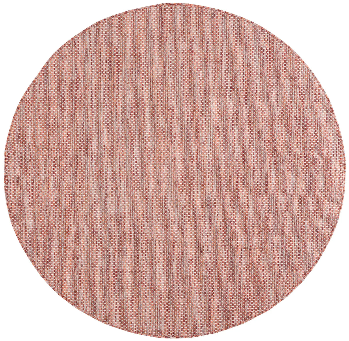 Safavieh Courtyard 5'-3" x 5'-3" Rug in Red / Beige