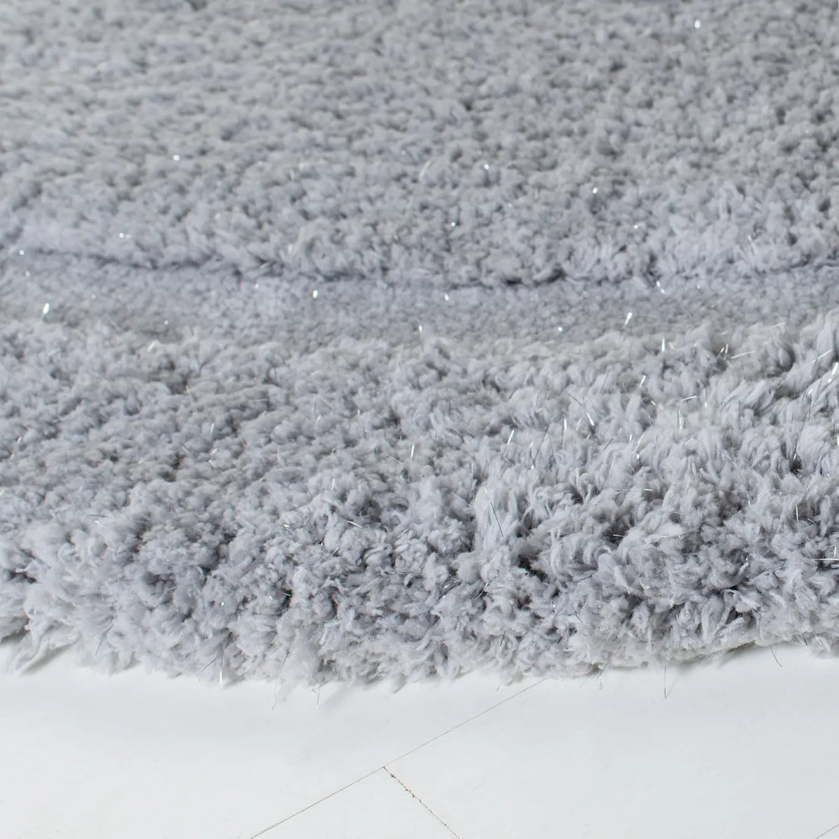 Safavieh Glamour Shag 6'-0" x 6'-0" Rug in Grey