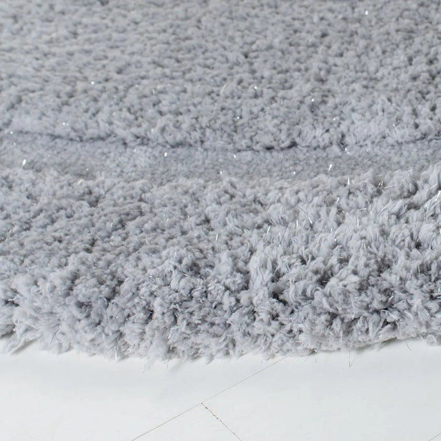 Safavieh Glamour Shag 6'-0" x 6'-0" Rug in Grey