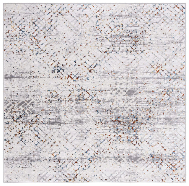 Safavieh Amelia 6'-7" x 6'-7" Rug in Grey / Light Grey