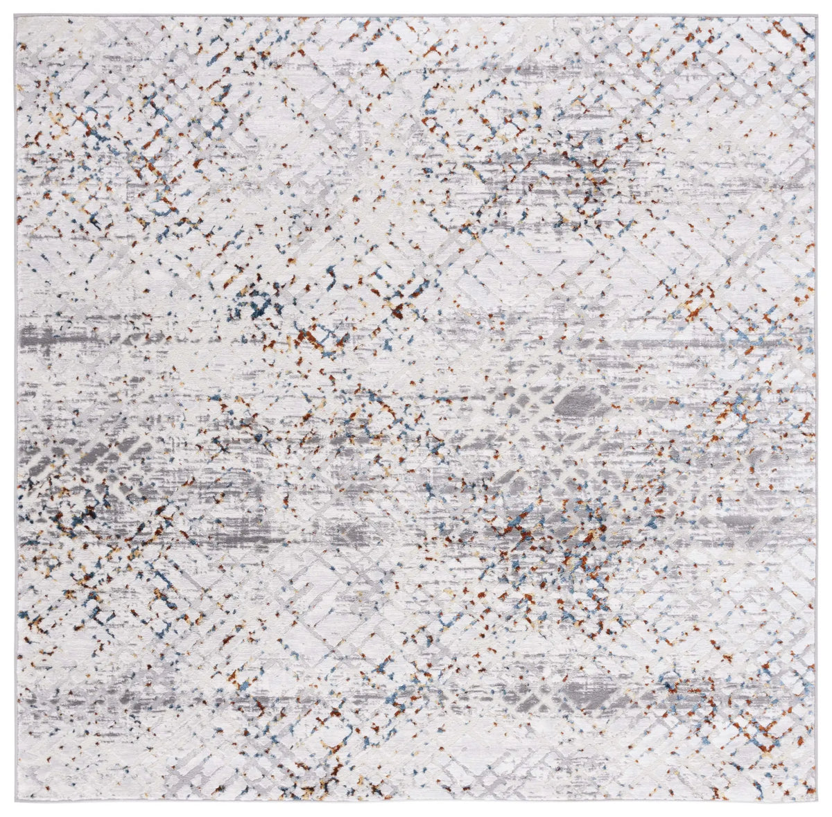 Safavieh Amelia 6'-7" x 6'-7" Rug in Grey / Light Grey