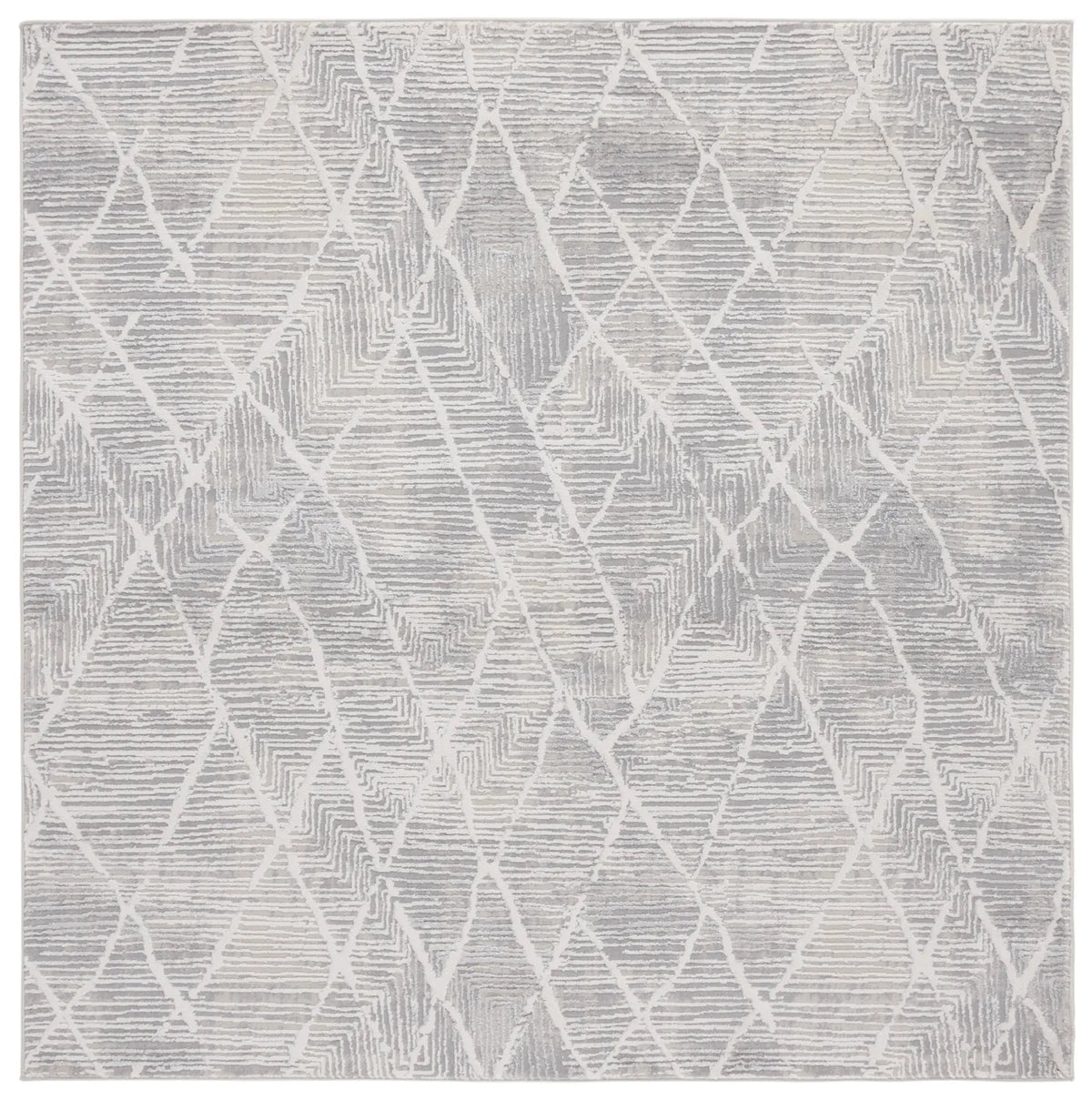 Safavieh Hanna 6'-7" x 6'-7" Rug in Ivory / Light Grey