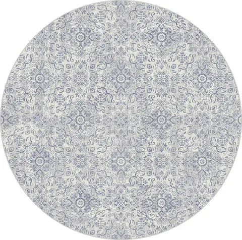 Dynamic Rugs Ancient Garden 57162 Silver / Grey Rugs - Round