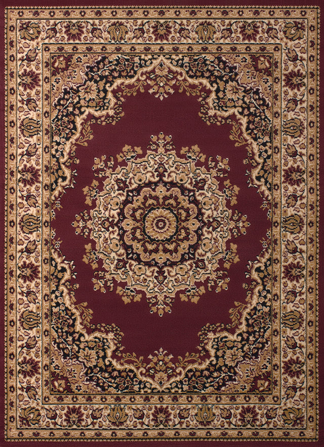 United Weavers Dallas Floral Kirman Burgundy (851-10134) Rugs