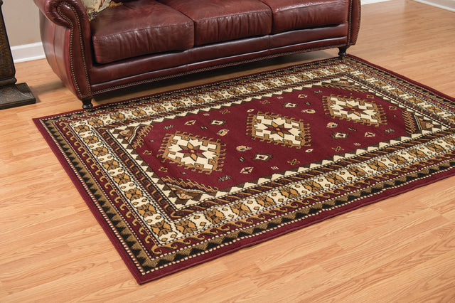 United Weavers Dallas Tres Burgundy (851-10235) Rugs