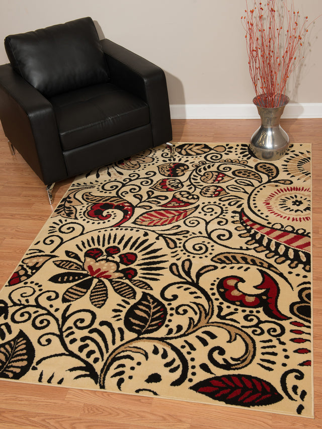 United Weavers Dallas Bandanna Ivory (851-11015) Rugs