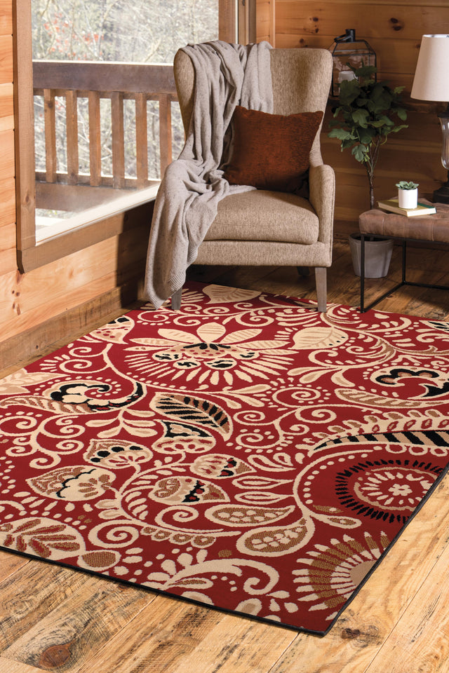 United Weavers Dallas Bandanna Red (851-11030) Rugs