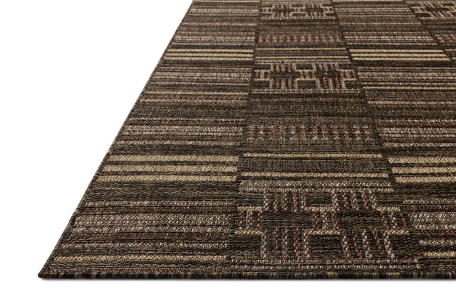 Loloi Birch BIR-01 Spice / Tobacco Rug - rug corner