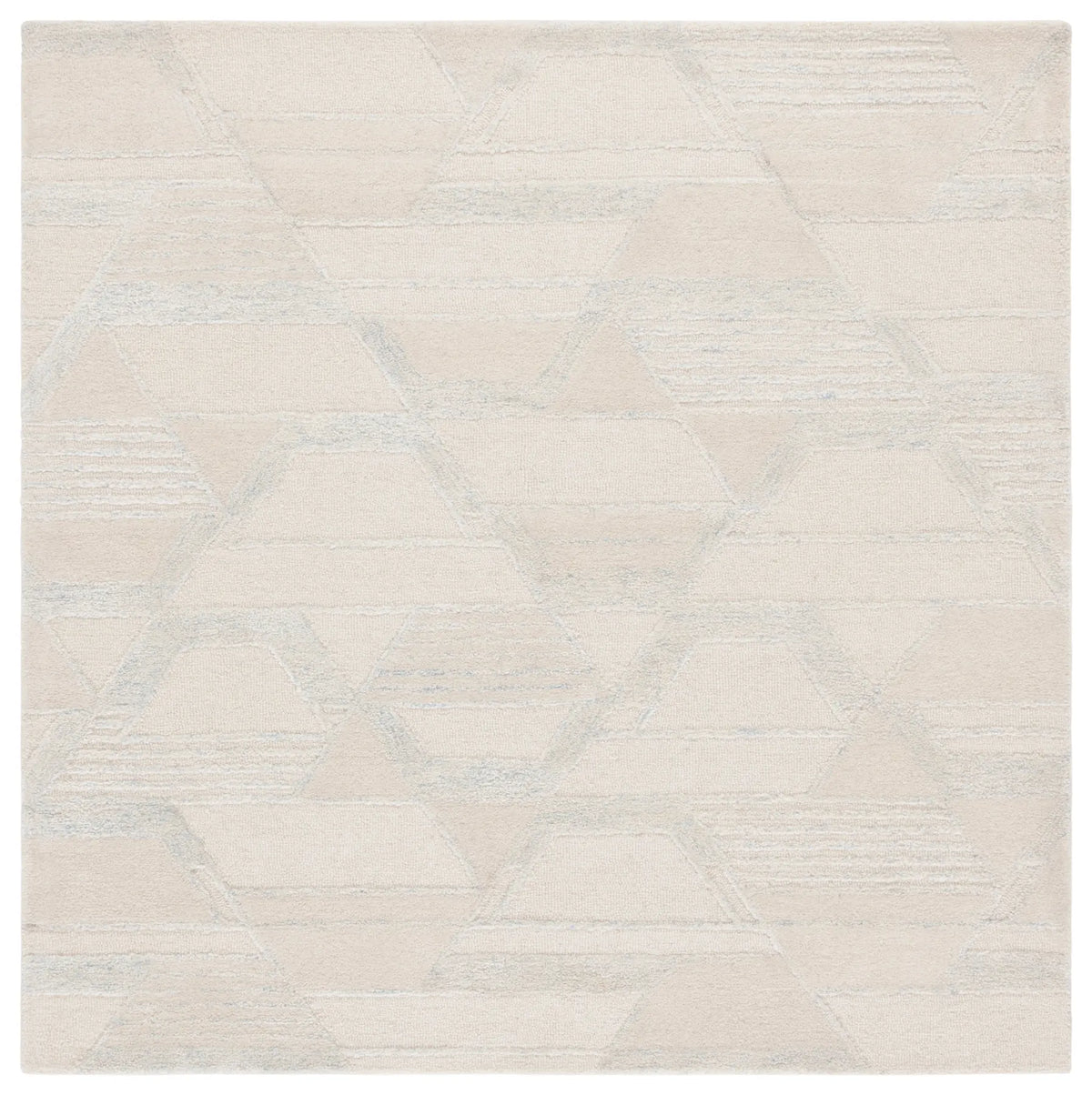 Safavieh Mykonos 6'-0" x 6'-0" Rug in Ivory / Blue