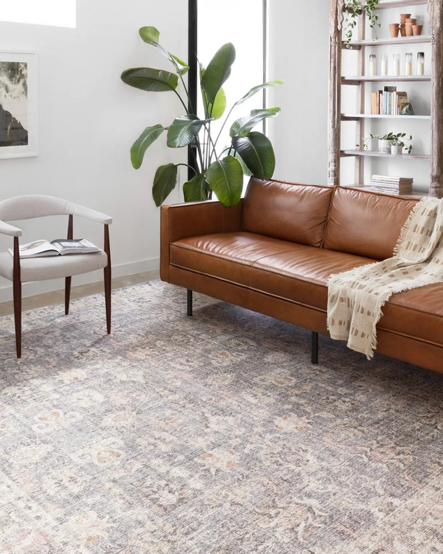 Loloi Skye Sky-01 Grey/Apricot Rugs - room scene 1