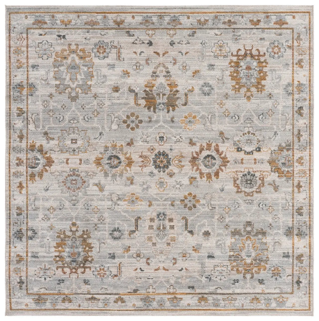 Safavieh Vintage Rosewood 6'-3" x 6'-3" Rug in Ivory / Grey Rust