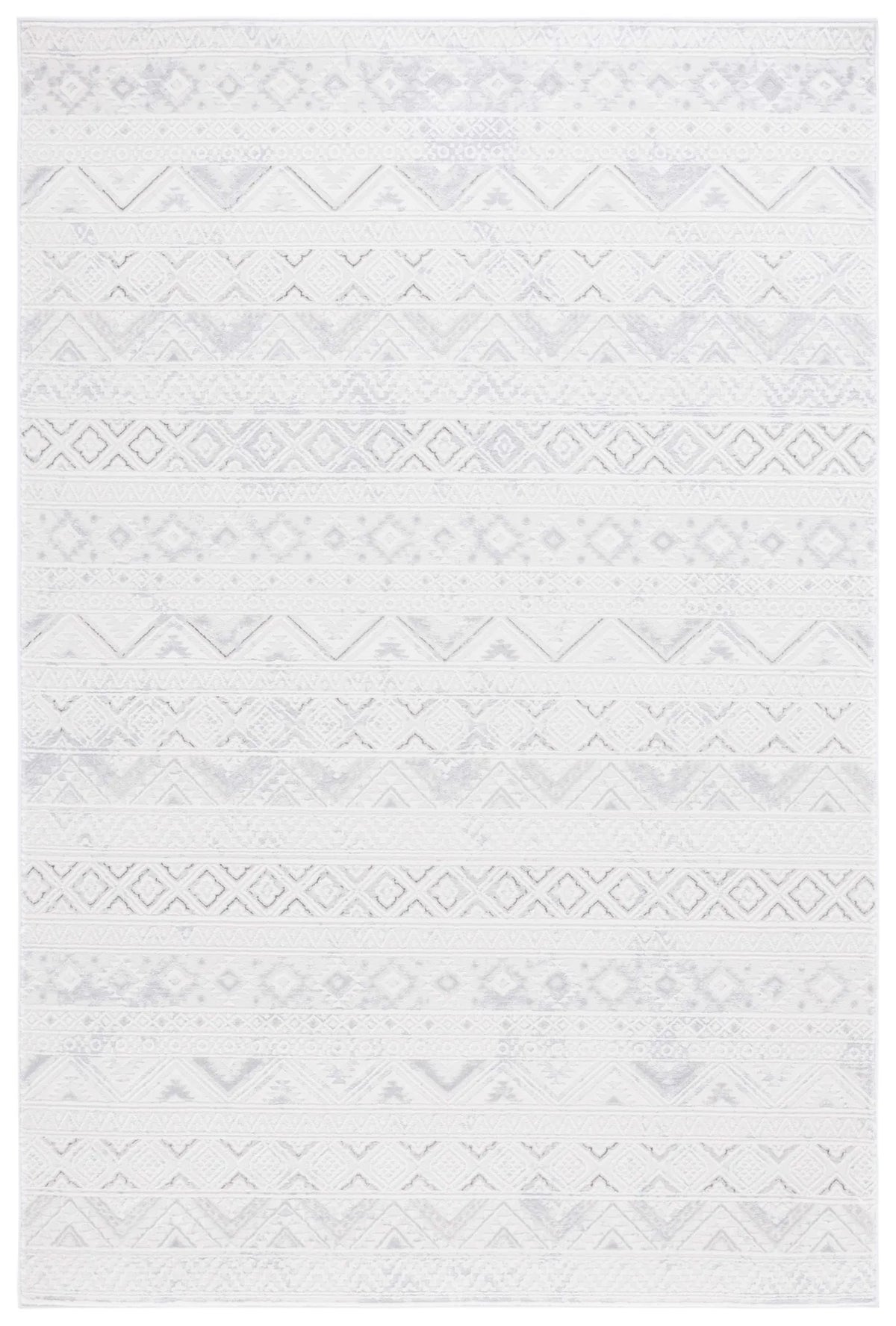Safavieh Hanna 4'-0" x 6'-0" Rug in Ivory / Light Grey
