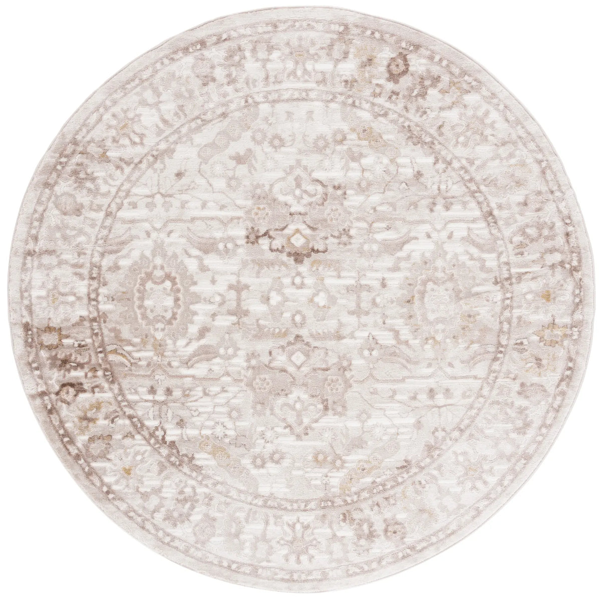 Safavieh Prestige 6'-7" x 6'-7" Rug in Beige / Blue
