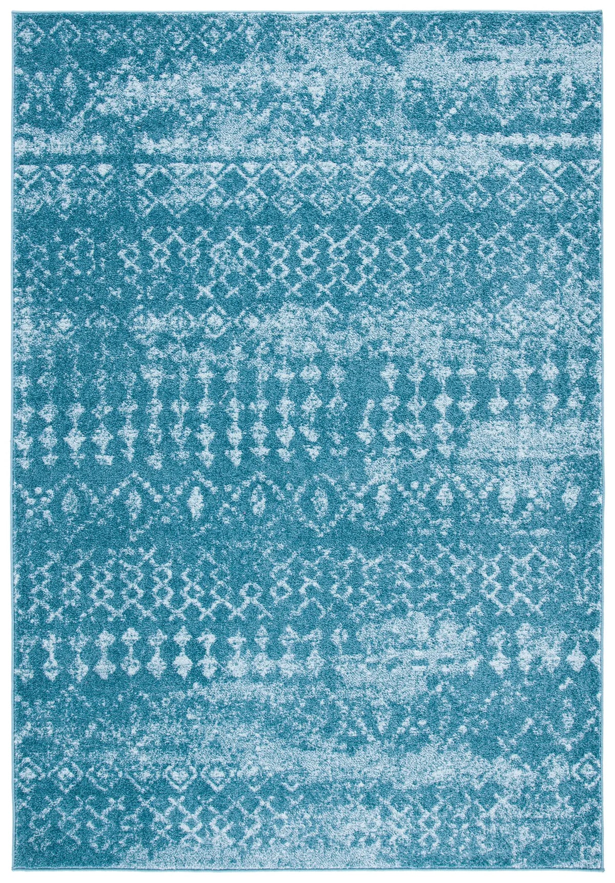 Safavieh Tulum 4'-0" x 6'-0" Rug in Turquoise / Blue