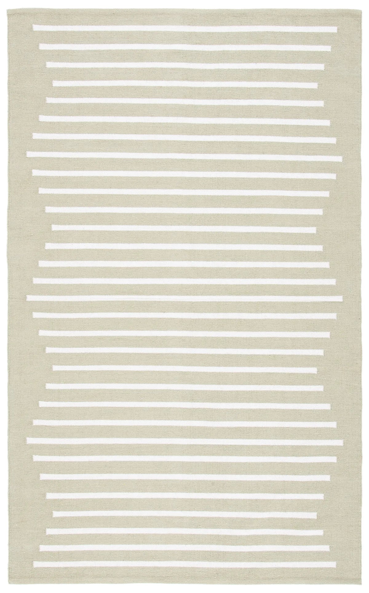 Safavieh Montauk 4'-0" x 6'-0" Rug in Light Green / Ivory
